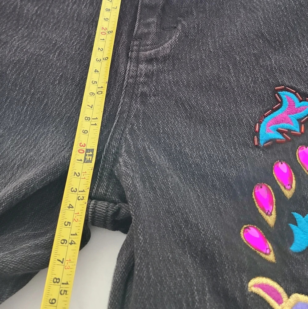 Vintage Y2K Stefano international high rise black jeans women's size 31 waist - Picture 10 of 13